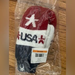 NWT SPYDER Official Olympics mittens haze collab rare**